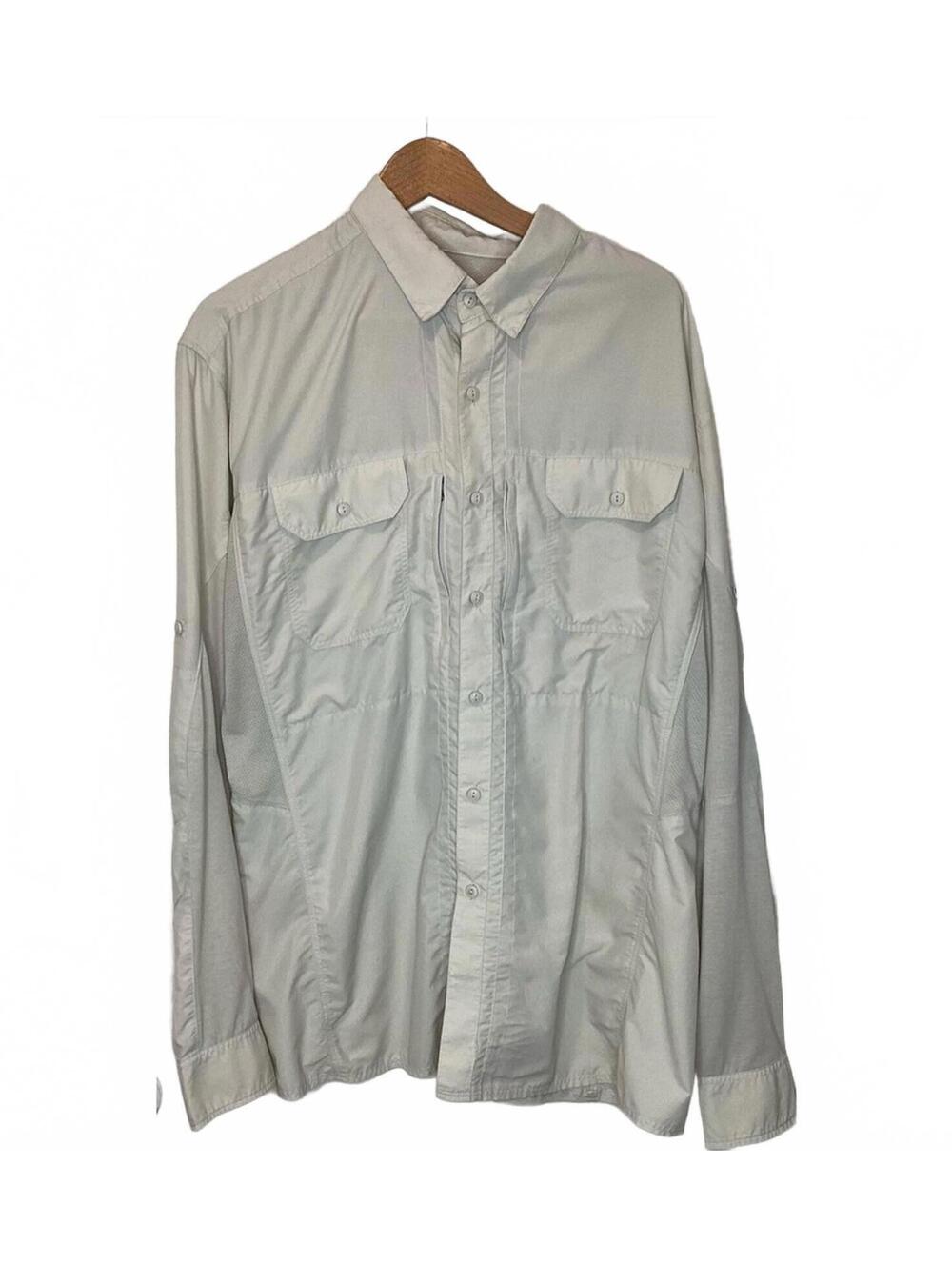 Kuhl Men's Airspeed Long Sleeve Shirt XL Cloud Grey Hiking Vented UPF 30+
